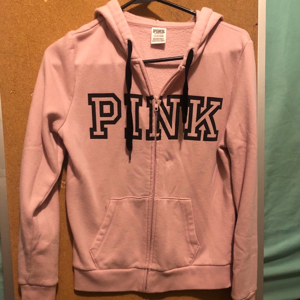 Pink PINK ZIP UP HOODY